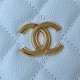 Chanel BUCKET BAG AS3176 Grained Calfskin Gold-Tone Metal Blue A