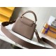 Louis Vuitton CAPUCINES MINI Taurillon Taupe M58718 High