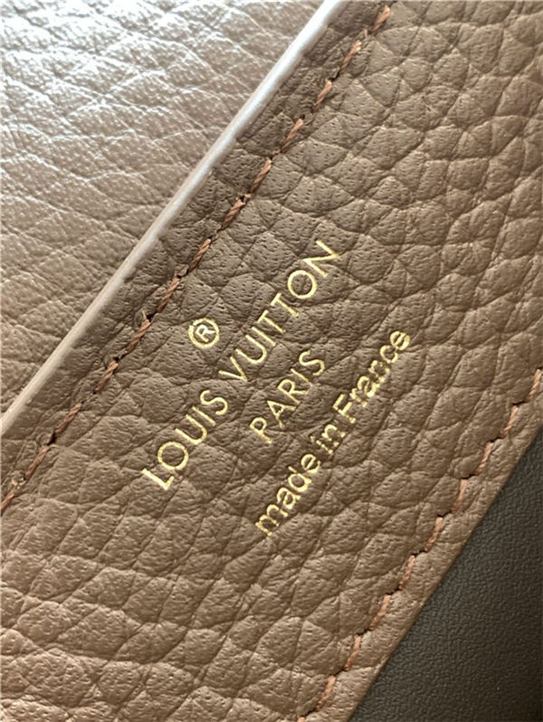 Louis Vuitton CAPUCINES MINI Taurillon Taupe M58718 High