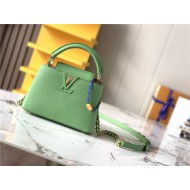 Louis Vuitton CAPUCINES MINI Taurillon Green M59709 High