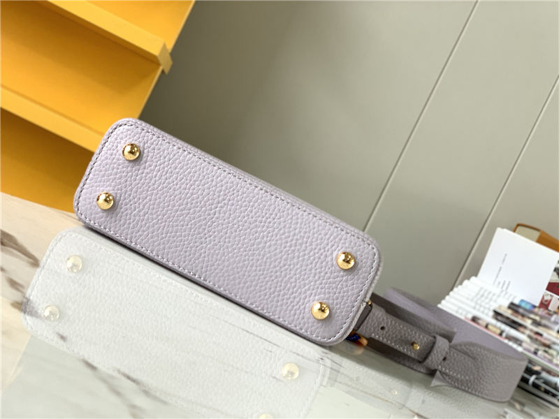 Louis Vuitton CAPUCINES MINI Taurillon Lilac M58718 High