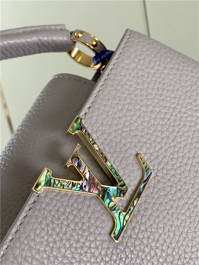 Louis Vuitton CAPUCINES MINI Taurillon Lilac M58718 High