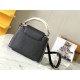 Louis Vuitton CAPUCINES MINI Taurillon/Lizard Black M94048 High