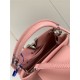 Louis Vuitton CAPUCINES MINI Taurillon/Lizard Pink M94048 High