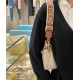 Loewe Anagram strap in jacquard and calfskin A High