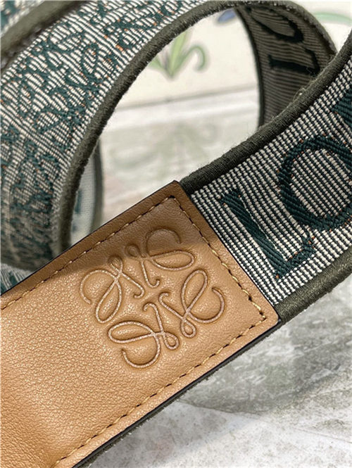 Loewe Anagram strap in jacquard and calfskin B High