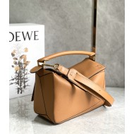 Puzzle bag 29cm in soft grained calfskin Tan High