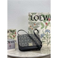 Goya bag in Anagram jacquard and calfskin Black High