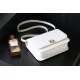 Goya bag in silk calfskin White High