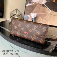 Louis Vuitton Emilie Wallet Monogram Coral High