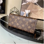 Louis Vuitton Emilie Wallet Monogram Coral High