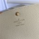 Louis Vuitton Emilie Wallet Damier Azur Beige High