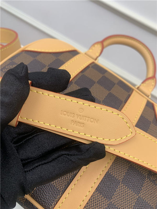 Louis Vuitton VALISETTE SOUPLE BB Damier Ebene N50065 Natural High