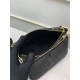 Louis Vuitton MULTI POCHETTE ACCESSOIRES Embossed supple grained cowhide leather M80339 Black High