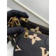 Louis Vuitton MULTI POCHETTE ACCESSOIRES Embossed supple grained cowhide leather M45777 Black/Cream High