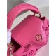 Louis Vuitton Capucines Mini Calfskin leather embroidery Pink M22922/M22863 High