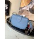 LV PONT 9 SOFT PM Bag Grained calfskin Blue M58964 High