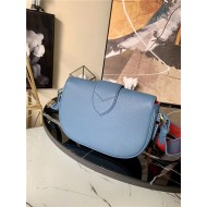 LV PONT 9 SOFT MM Bag Grained calfskin Blue M58967 High