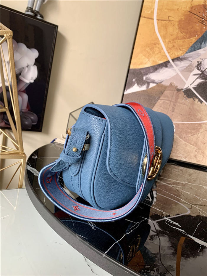 LV PONT 9 SOFT MM Bag Grained calfskin Blue M58967 High