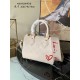 Louis Vuitton LIMITED EDITION - SPEEDY BANDOULIÈRE 22 Monogram-embossed puffy lambskin Ivory M58736 High