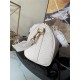 Louis Vuitton LIMITED EDITION - SPEEDY BANDOULIÈRE 22 Monogram-embossed puffy lambskin Ivory M58736 High