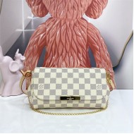 Louis Vuitton Favorite PM Bag Damier Azur N41277 High