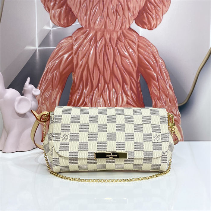 Louis Vuitton Favorite PM Bag Damier Azur N41277 High