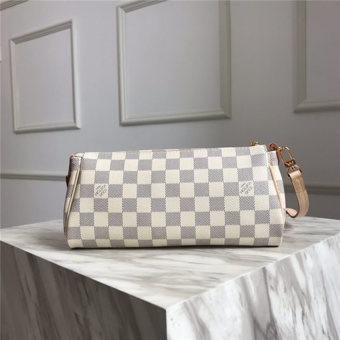 Louis Vuitton Eva Clutch Bag Damier Azur N55214 High