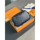 Louis Vuitton TOILET POUCH PM Damier Graphite canvas High