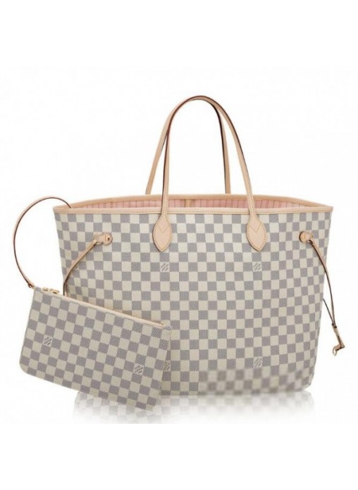 Louis Vuitton Neverfull GM Bag Damier Azur N41604 High