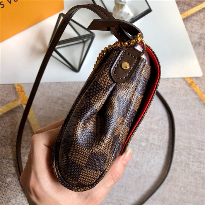 Louis Vuitton Favorite MM Bag Damier Ebene N41129 High