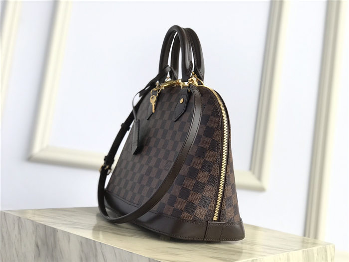 Louis Vuitton Alma PM Bag Damier Ebene N53151 High