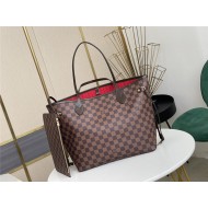 Louis Vuitton Neverfull MM Bag Damier Ebene N41358 High