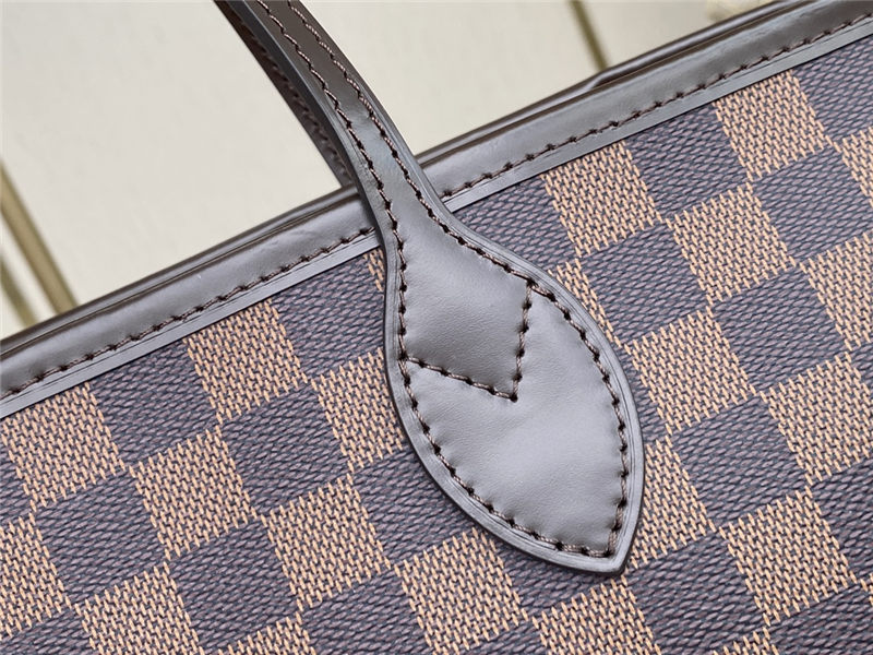 Louis Vuitton Neverfull MM Bag Damier Ebene N41358 High