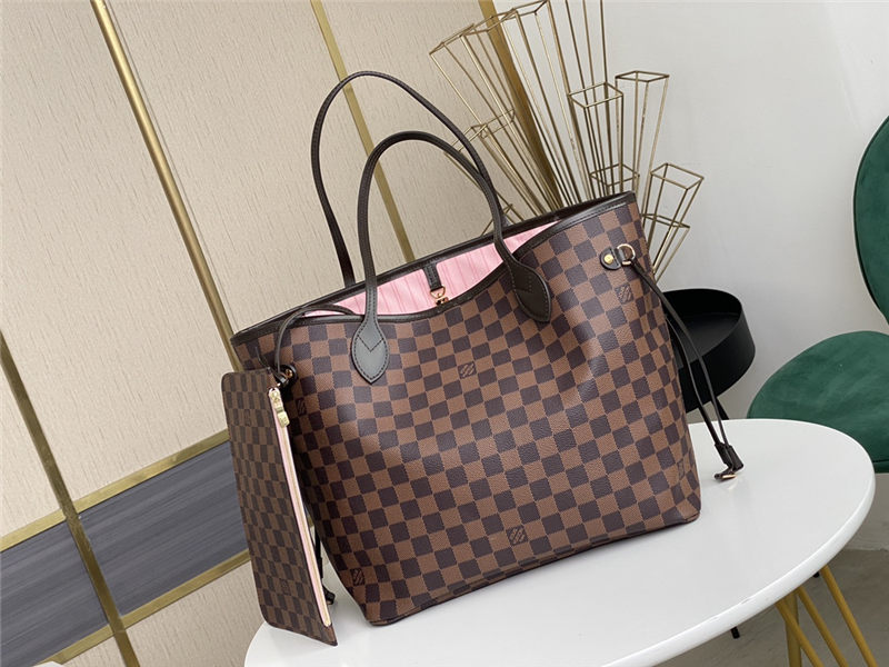 Louis Vuitton Neverfull MM Bag Damier Ebene N41603 High