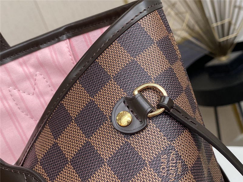 Louis Vuitton Neverfull MM Bag Damier Ebene N41603 High