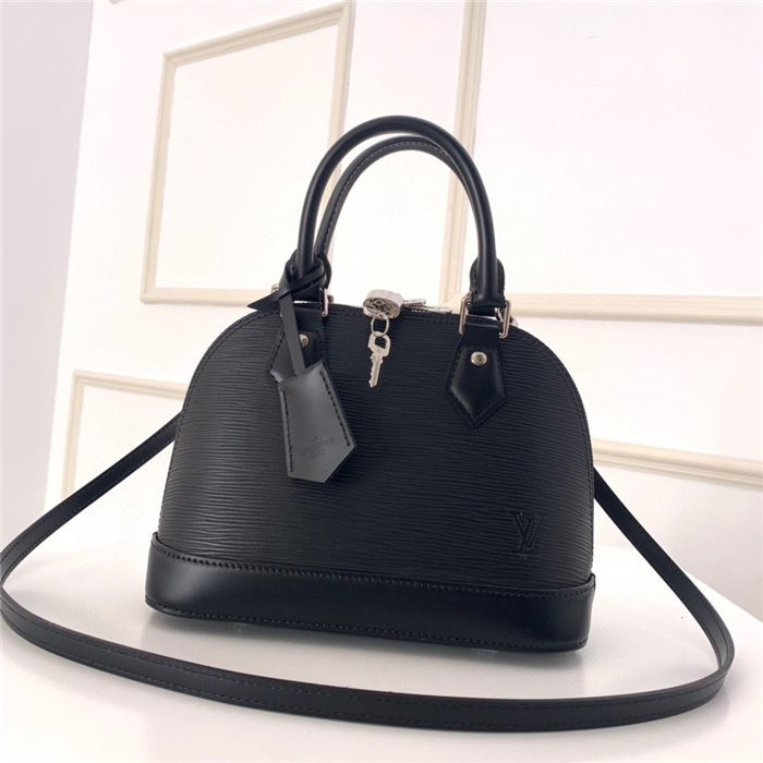 Louis Vuitton Alma BB Bag Epi Leather M40862 Black High