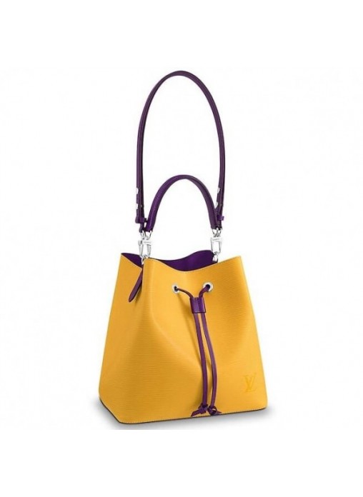 Louis Vuitton NéoNoé MM Bag Epi Leather Yellow M54369 High