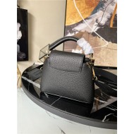 Louis Vuitton CAPUCINES MINI Taurillon Black M56669 High