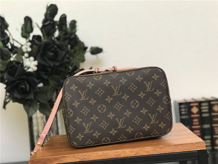 Louis Vuitton NéoNoé MM Bag Braided Handle Monogram Canvas  High