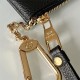 Louis Vuitton KEY POUCH Monogram Empreinte embossed cowhide leather M80885 Black/Beige High