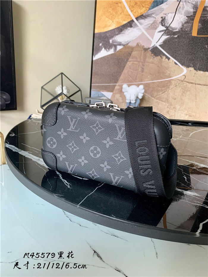 Louis Vuitton HORIZON CLUTCH Monogram Eclipse coated canvas M45579 High