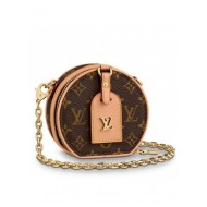 Louis Vuitton Boite Chapeau Necklace Monogram Canvas M68570 High