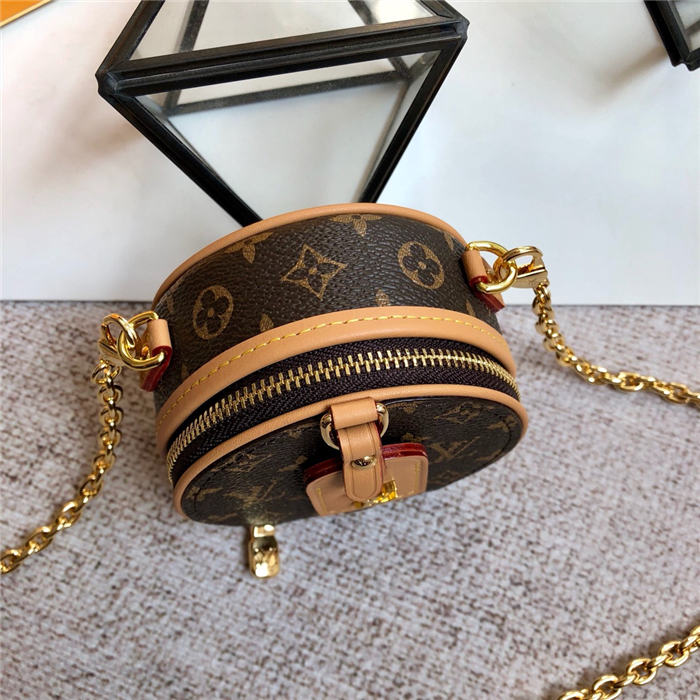 Louis Vuitton Boite Chapeau Necklace Monogram Canvas M68570 High