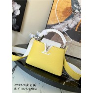 Louis Vuitton CAPUCINES MINI Taurillon Yellow M57519 High