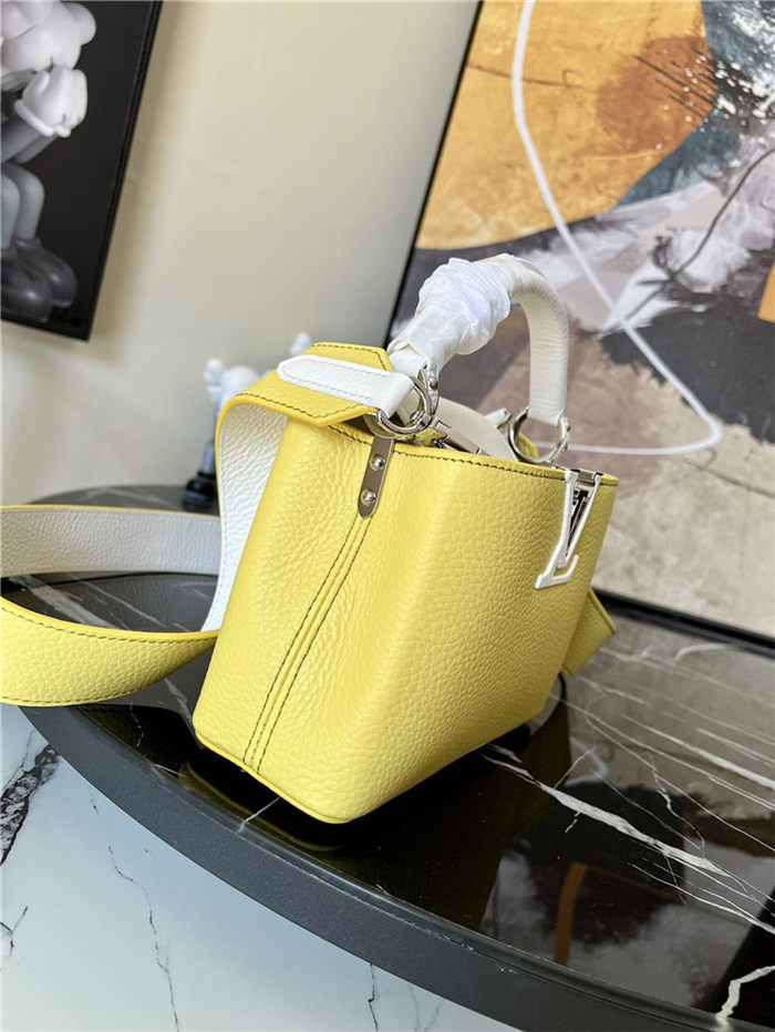 Louis Vuitton CAPUCINES MINI Taurillon Yellow M57519 High