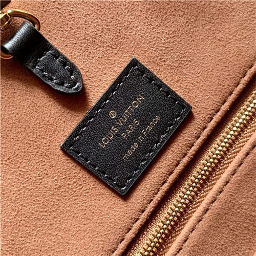 Louis Vuitton ONTHEGO MM Embossed supple grained cowhide leather M58521 Caramel High