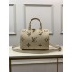 Louis Vuitton Speedy Bandouliere 25 Monogram Empreinte M58947 Cream High