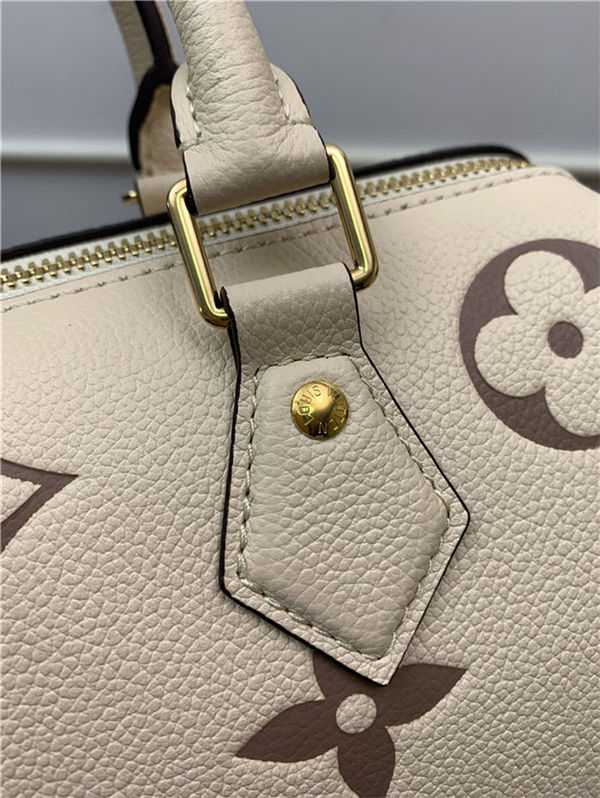 Louis Vuitton Speedy Bandouliere 25 Monogram Empreinte M58947 Cream High