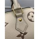 Louis Vuitton Speedy Bandouliere 25 Monogram Empreinte M58947 Cream High